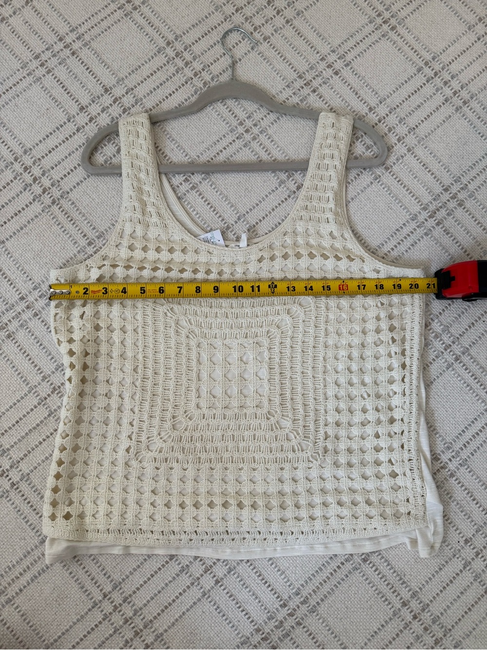 Maurices Cream Crochet Tank Top - Picture 4 of 5